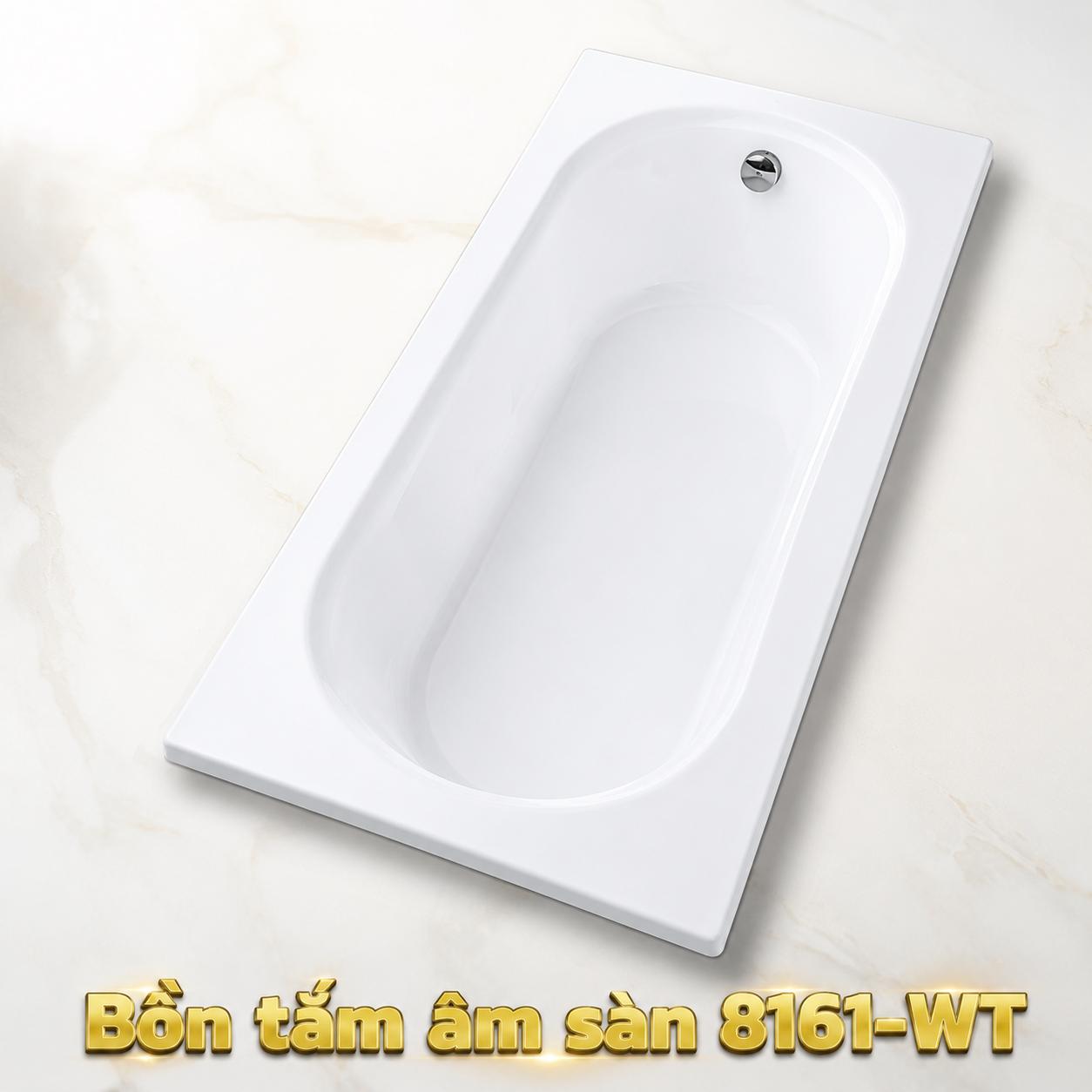 Bồn tắm âm sàn Saturn S-16M 8161-WT