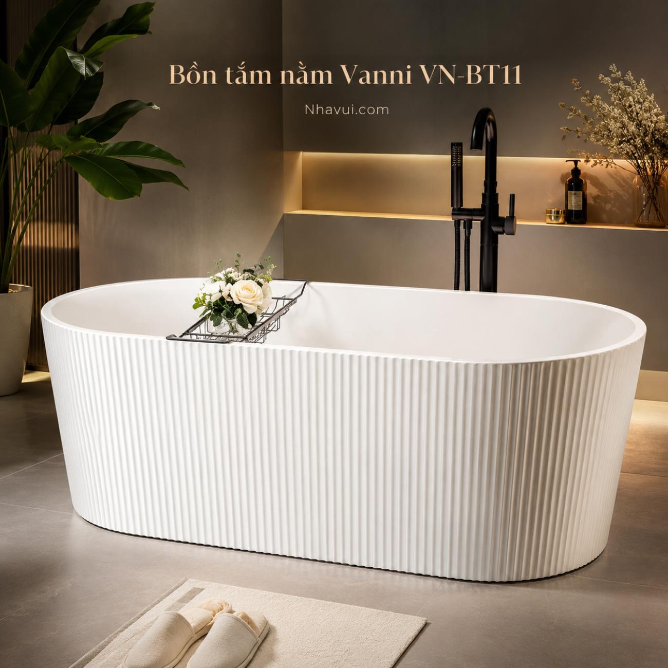 Bồn tắm nằm Vanni VN-BT11 1700 x 750 x 580mm