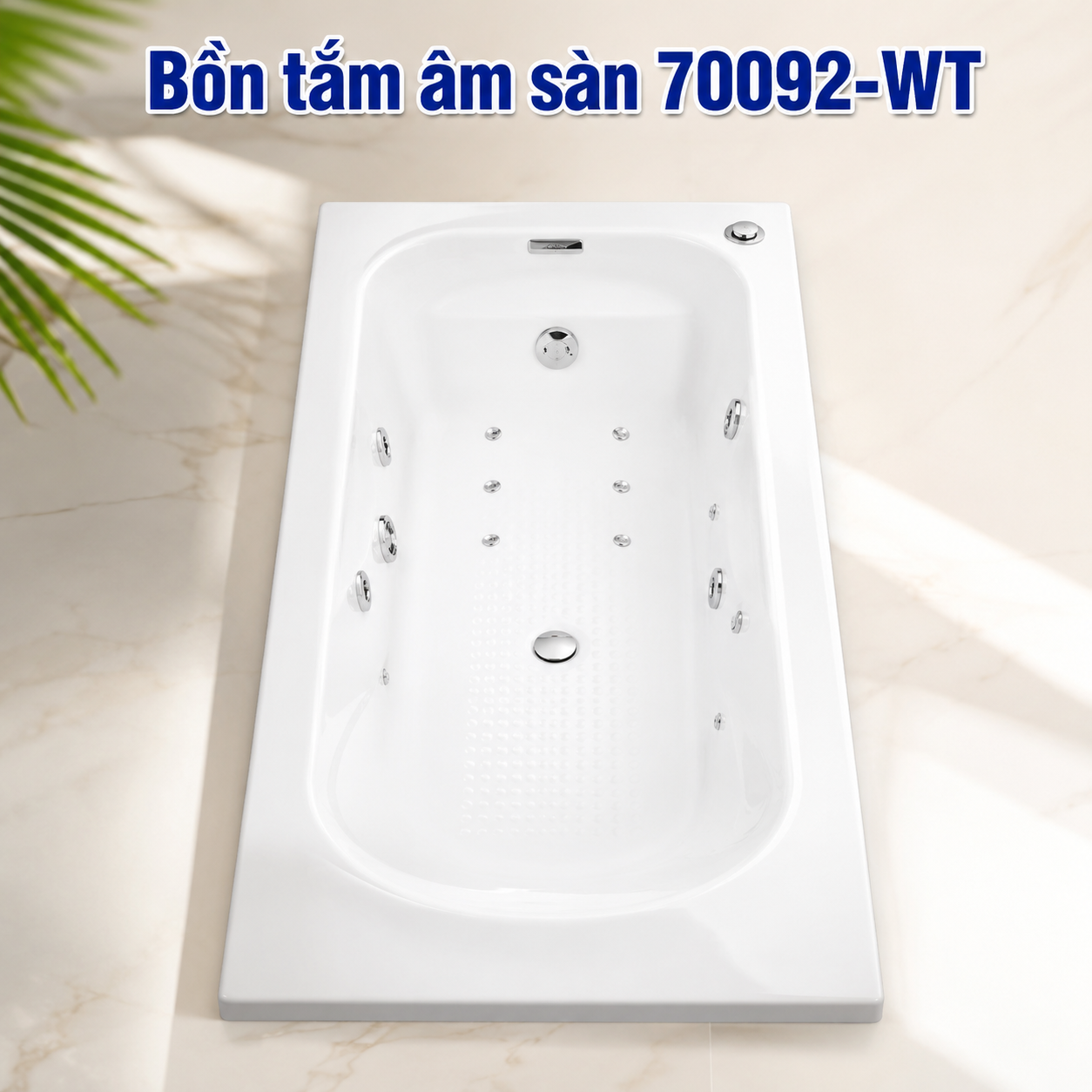 Bồn tắm thủy lực Tonca 70092-WT