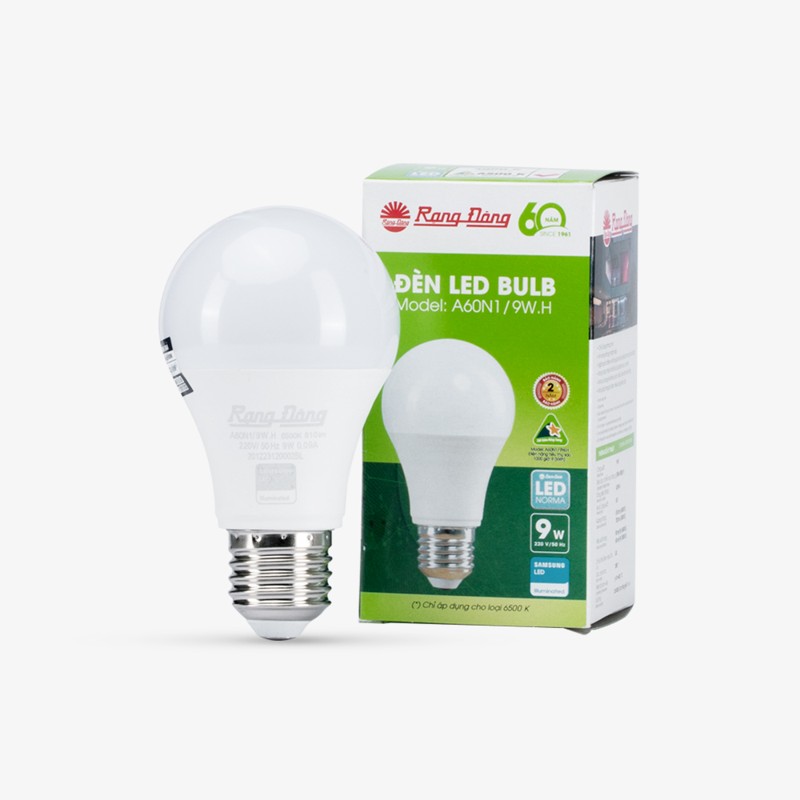 Bóng đèn LED Bulb tròn Rạng Đông A45–A120 (3W–30W, E27)