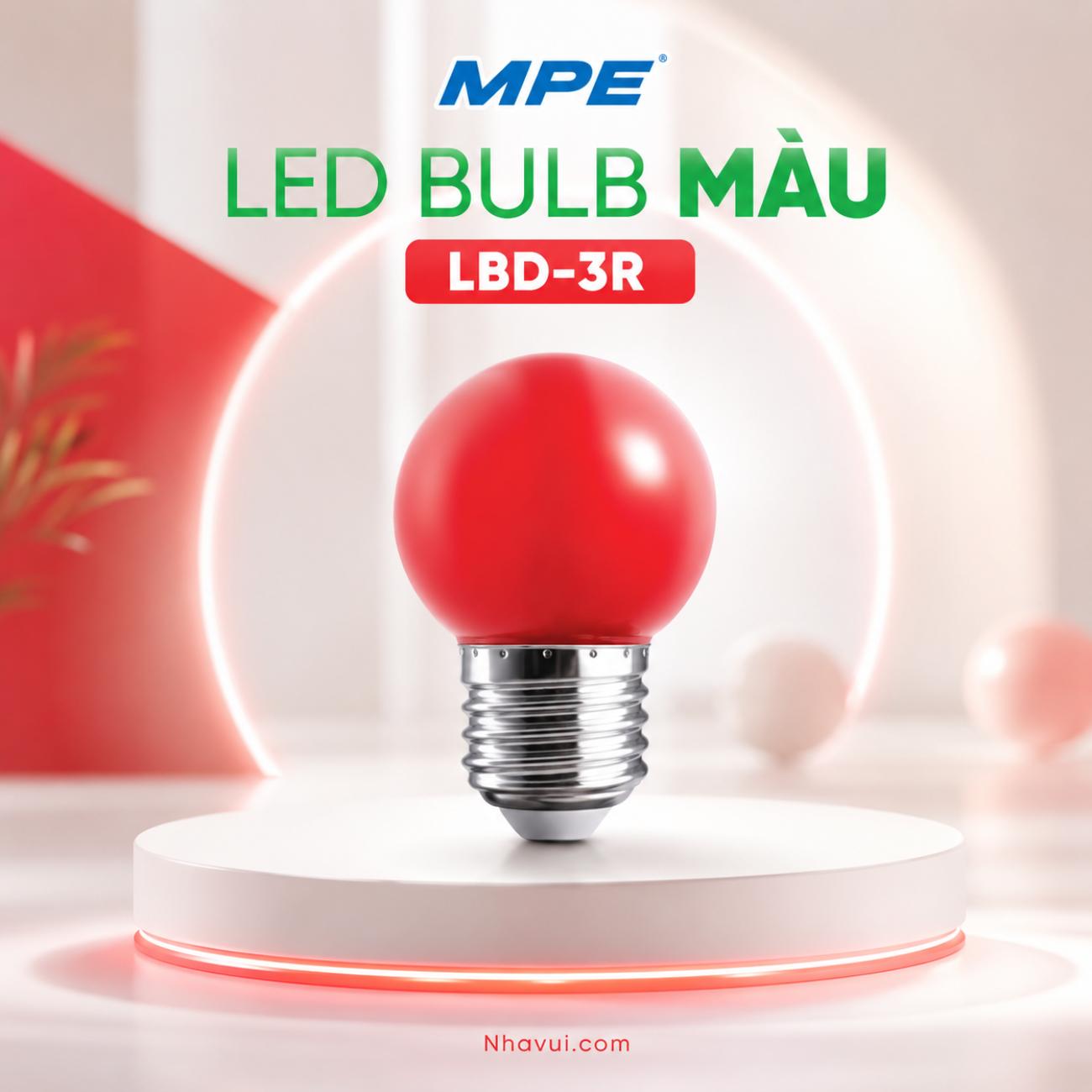 Bóng đèn LED màu MPE Seri LBD