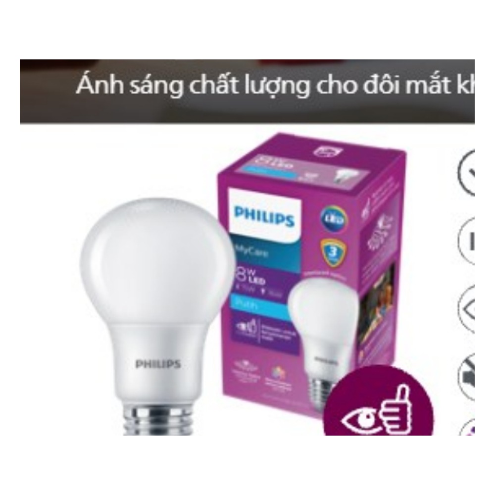 Bóng LED Bulb Philips MyCare E27 4W / 6W / 8W / 10W / 12W