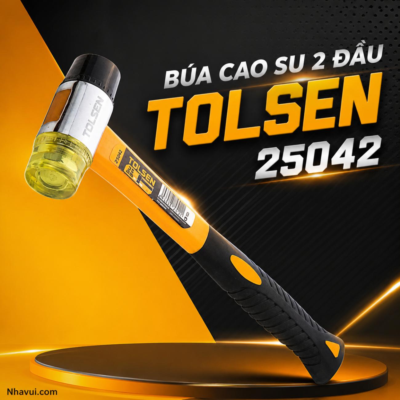 Búa cao su 2 đầu Tolsen 25042