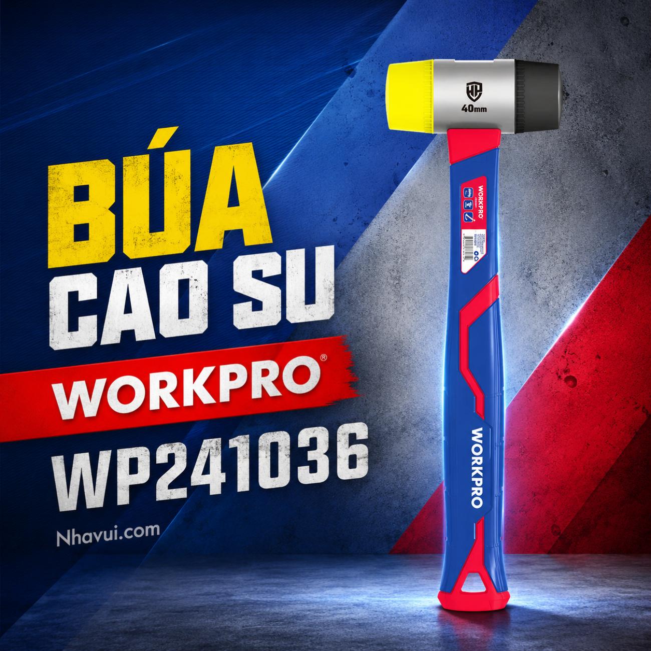 Búa cao su Workpro WP241036
