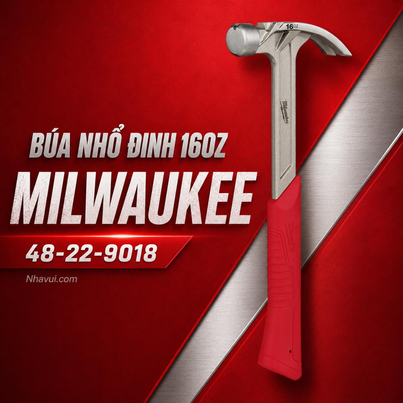 Búa nhổ đinh Milwaukee 48-22-9018
