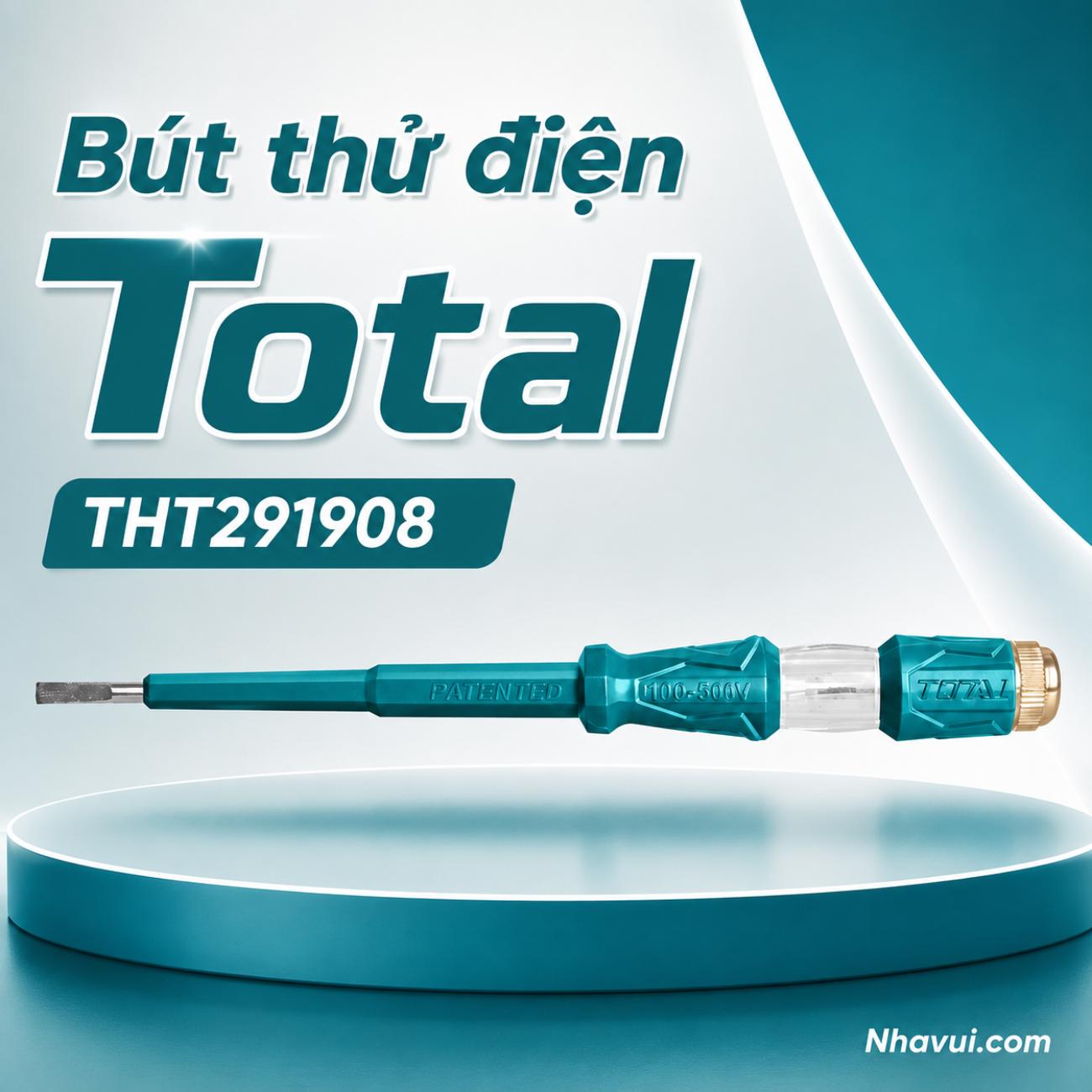 Bút thử điện Total THT291908 190mm