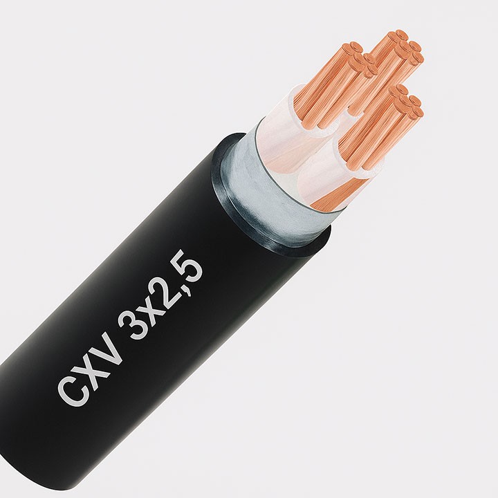 Cáp điện Cadivi CXV 3 lõi 0,6/1kV