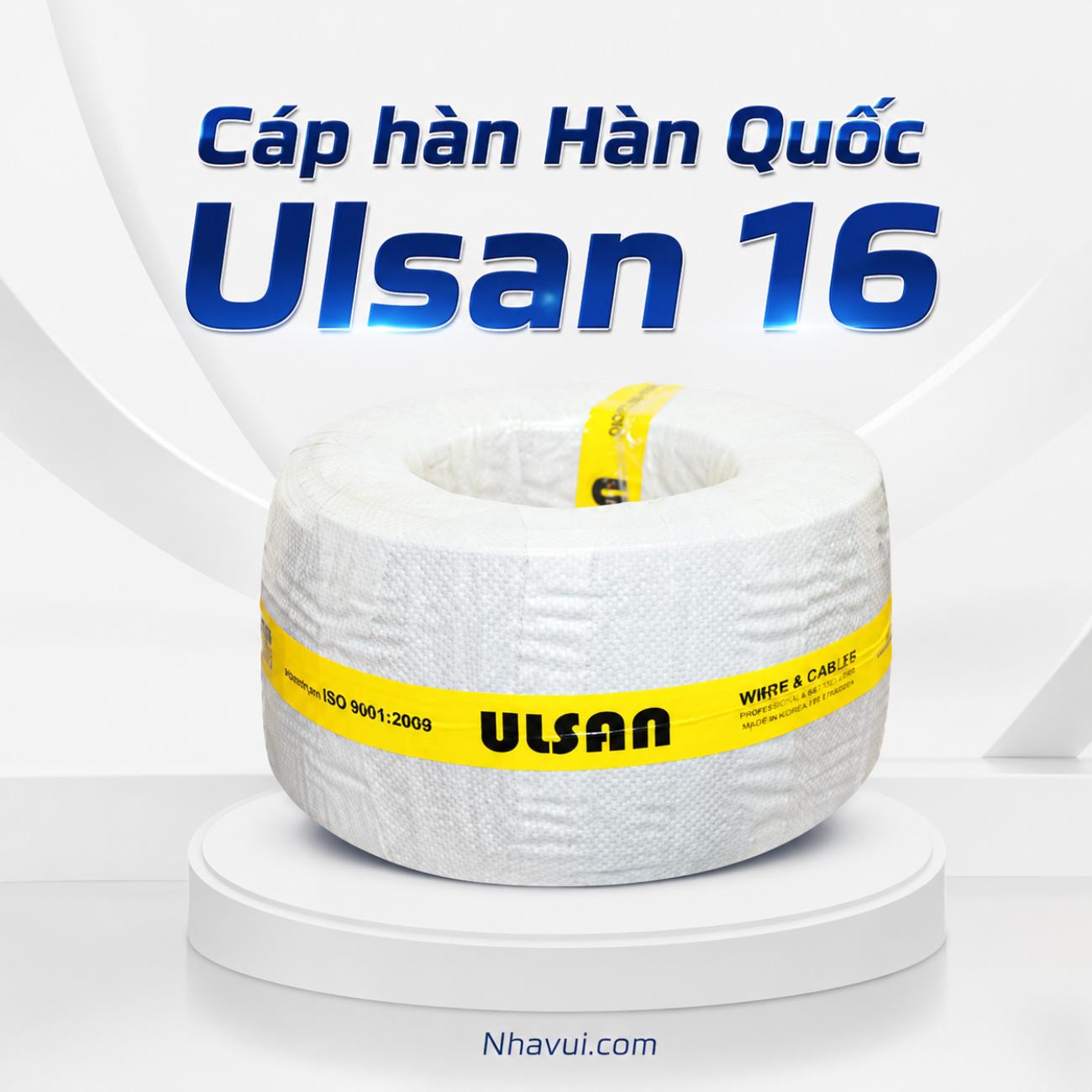 Cáp hàn Hàn Quốc Ulsan 16mm²