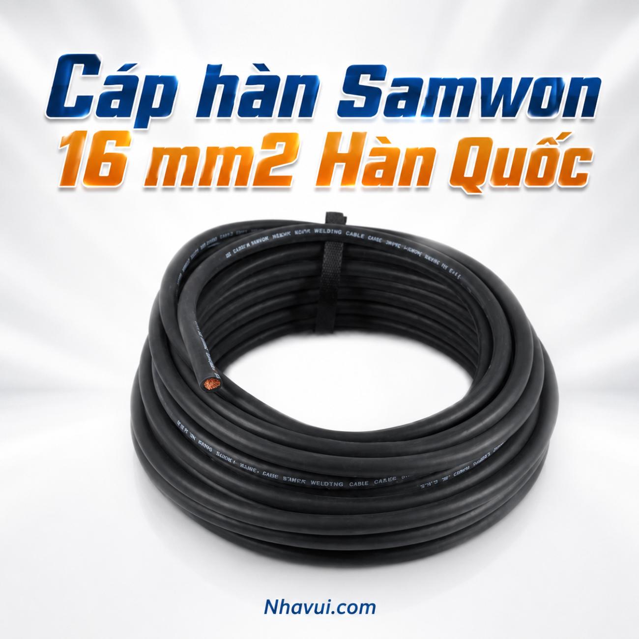 Cáp hàn Samwon 16mm² Hàn Quốc