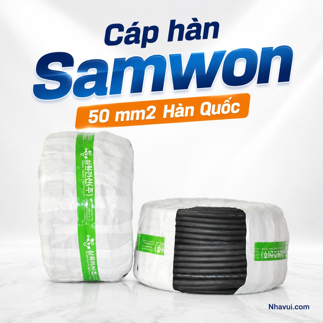 Cáp hàn Samwon 50mm² Hàn Quốc