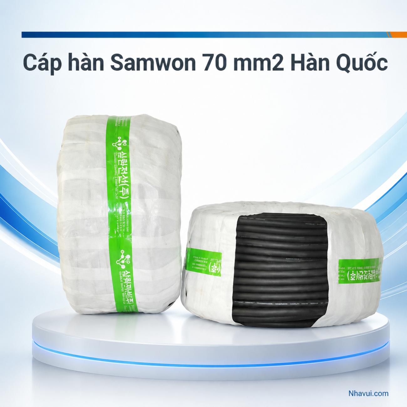 Cáp hàn Samwon 70mm² Hàn Quốc