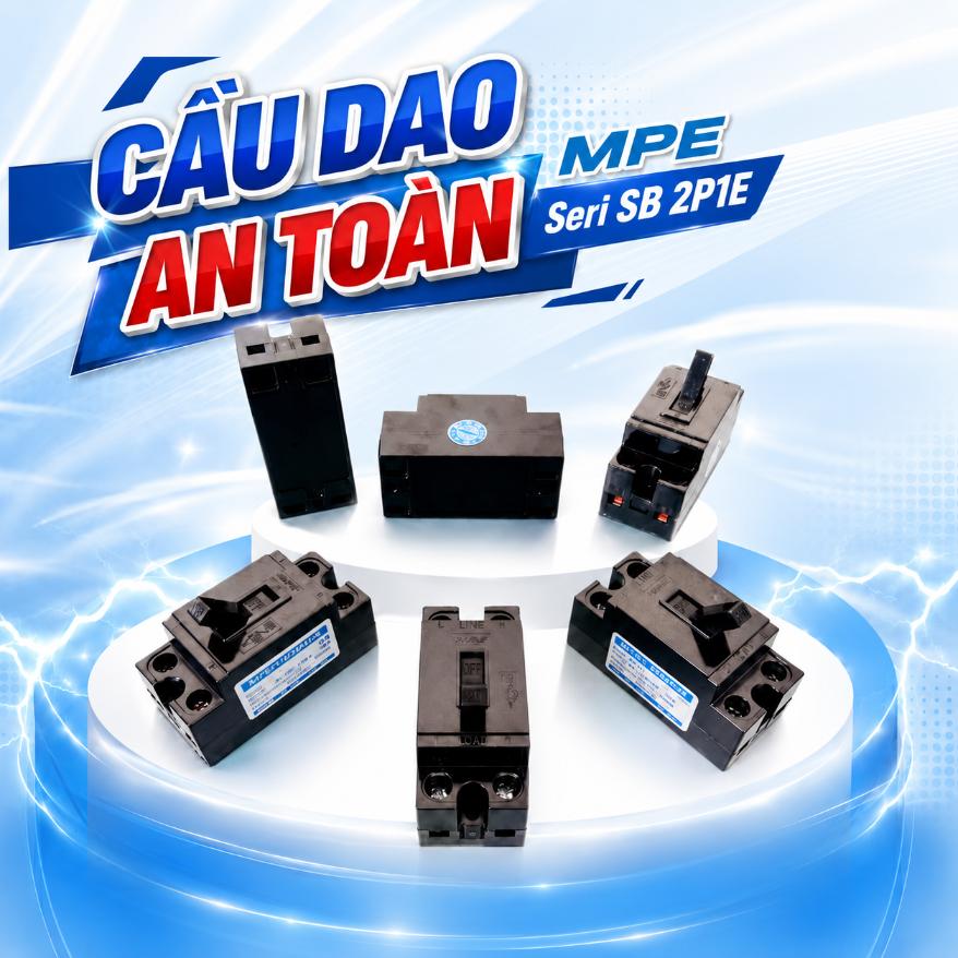 Cầu dao an toàn MPE Seri SB 2P