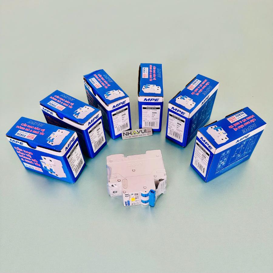 Cầu dao chống dòng rò & quá tải RCBO MPE RCBO2 2P 6kA