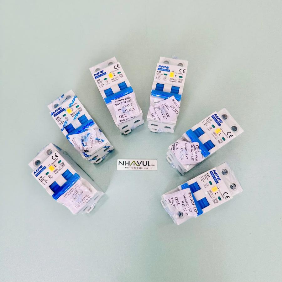 Cầu dao chống dòng rò & quá tải RCBO MPE RCBO2 2P 6kA