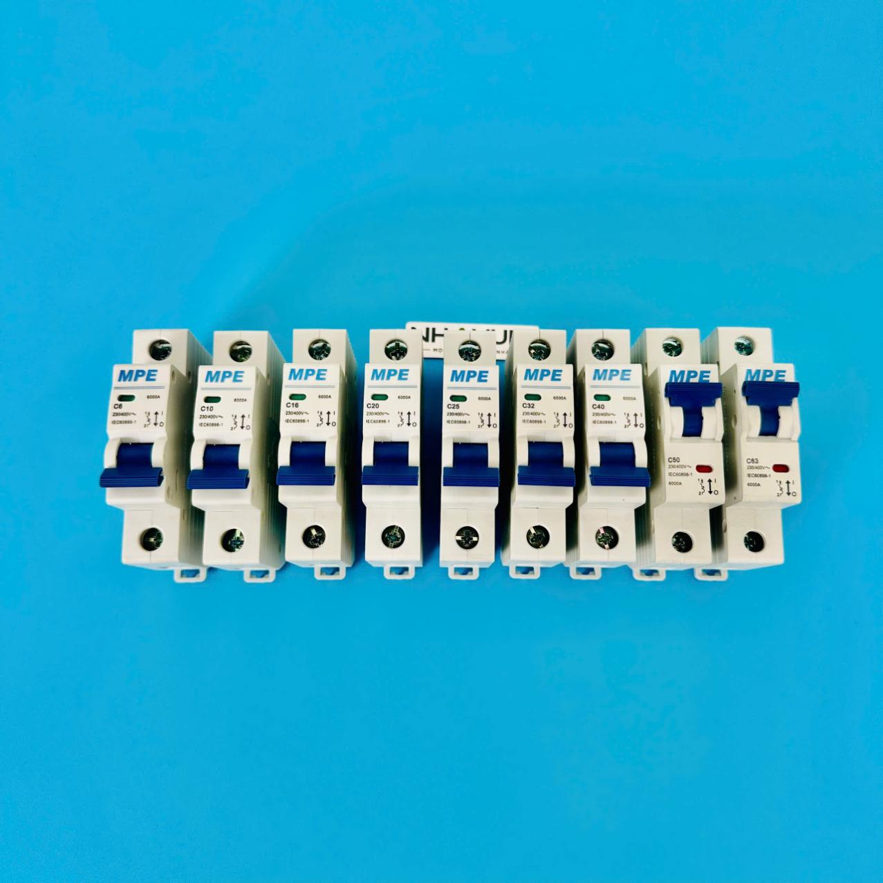 Cầu dao tự động MCB MPE MP6 1P 6kA