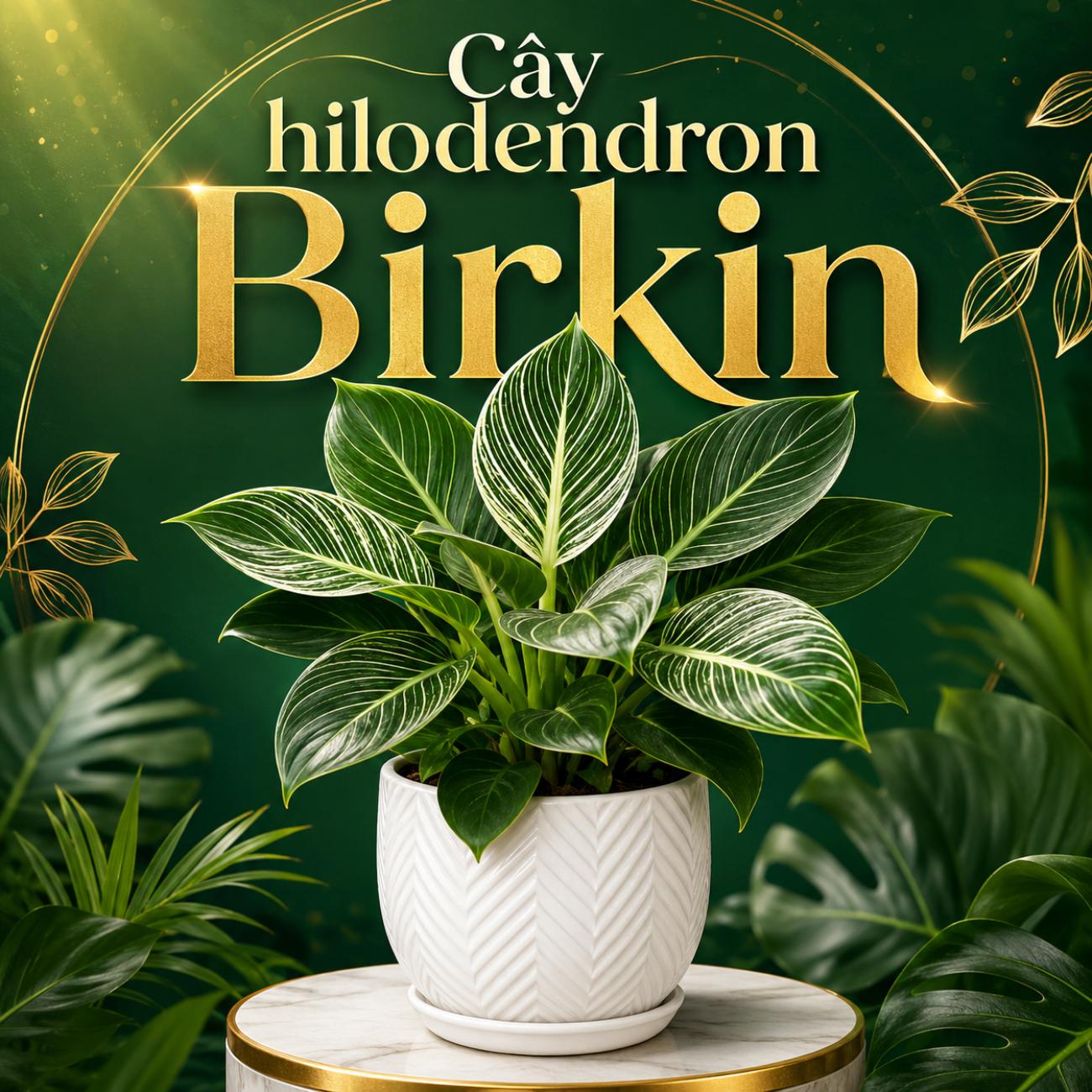Cây hilodendron Birkin