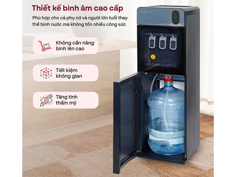 Cây nước nóng lạnh bình âm FujiHome WD210UE
