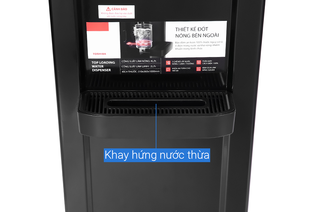 Cây nước nóng lạnh úp bình Toshiba RWF-W1917TV