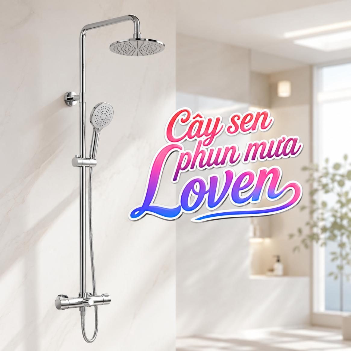 Cây sen phun mưa American Standard Loven WF-1M72