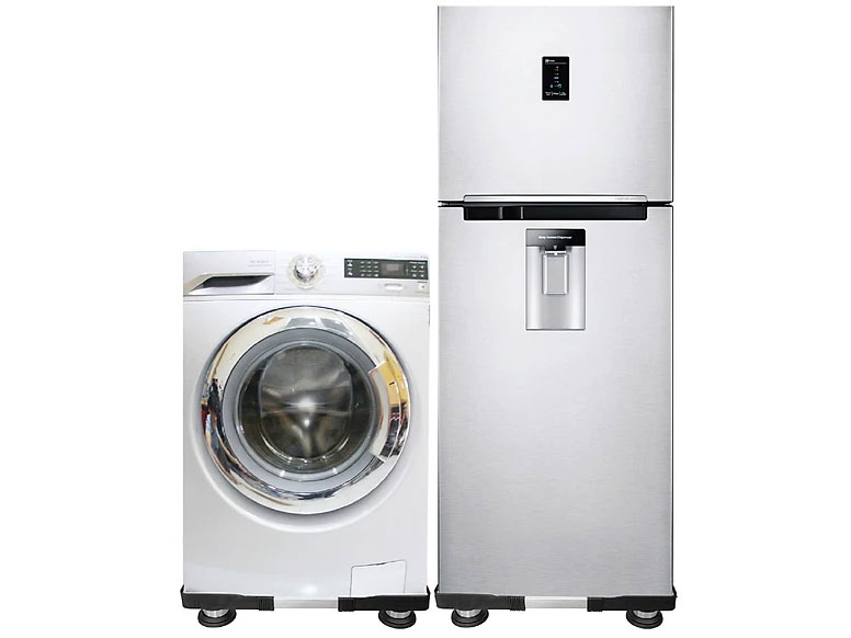 Chân đỡ máy giặt, tủ lạnh inox CD5279 52–78cm