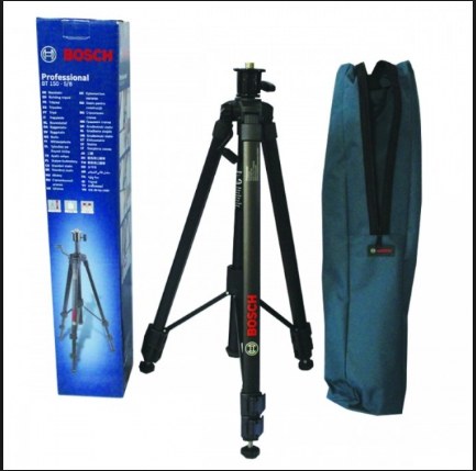 Chân máy laser Bosch BT 150 ren 5/8" – cao 0,55–1,57 m