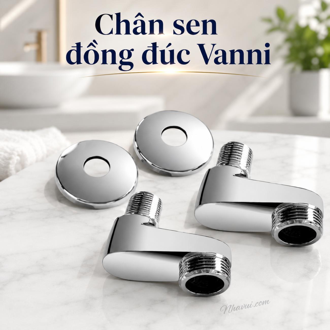 Chân sen đồng đúc Vanni mạ crome