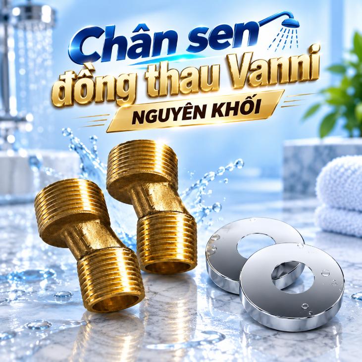 Chân sen đồng thau Vanni