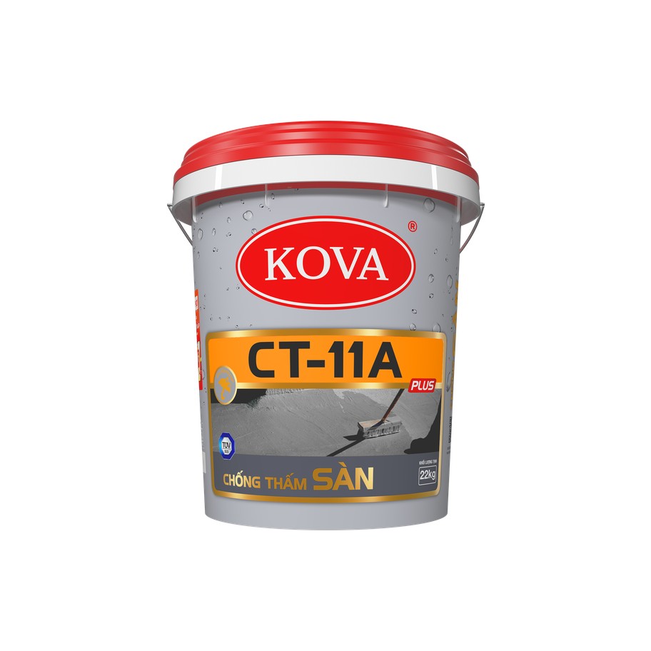 Chất chống thấm sàn cao cấp KOVA CT-11A Plus, bảo vệ sàn và bề mặt ngâm nước