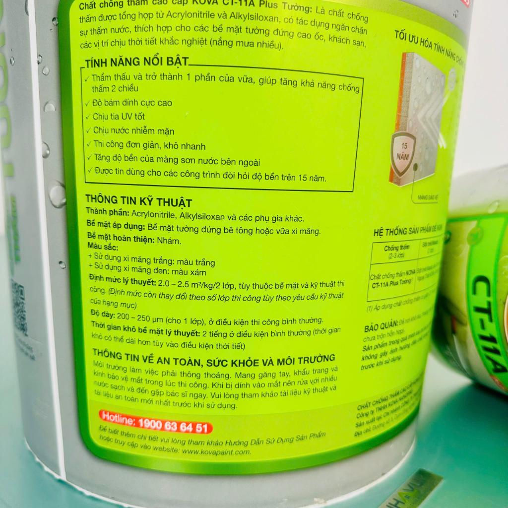 Chất chống thấm tường cao cấp KOVA CT-11A Plus