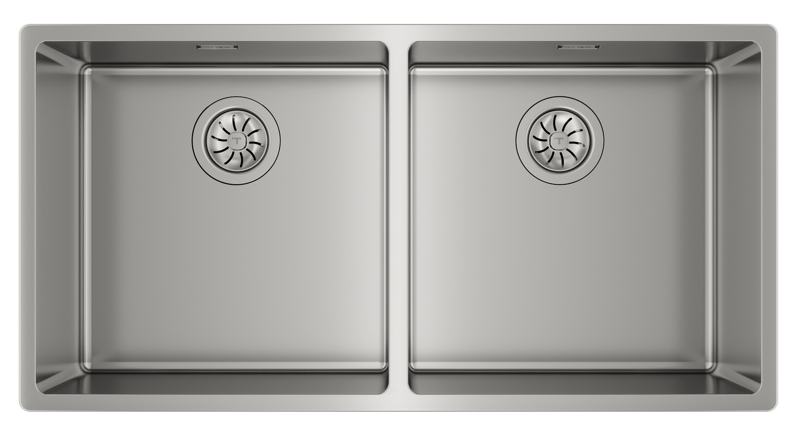 Chậu rửa chén inox Teka BE Linea RS15 2B 860 lắp âm 2 hộc