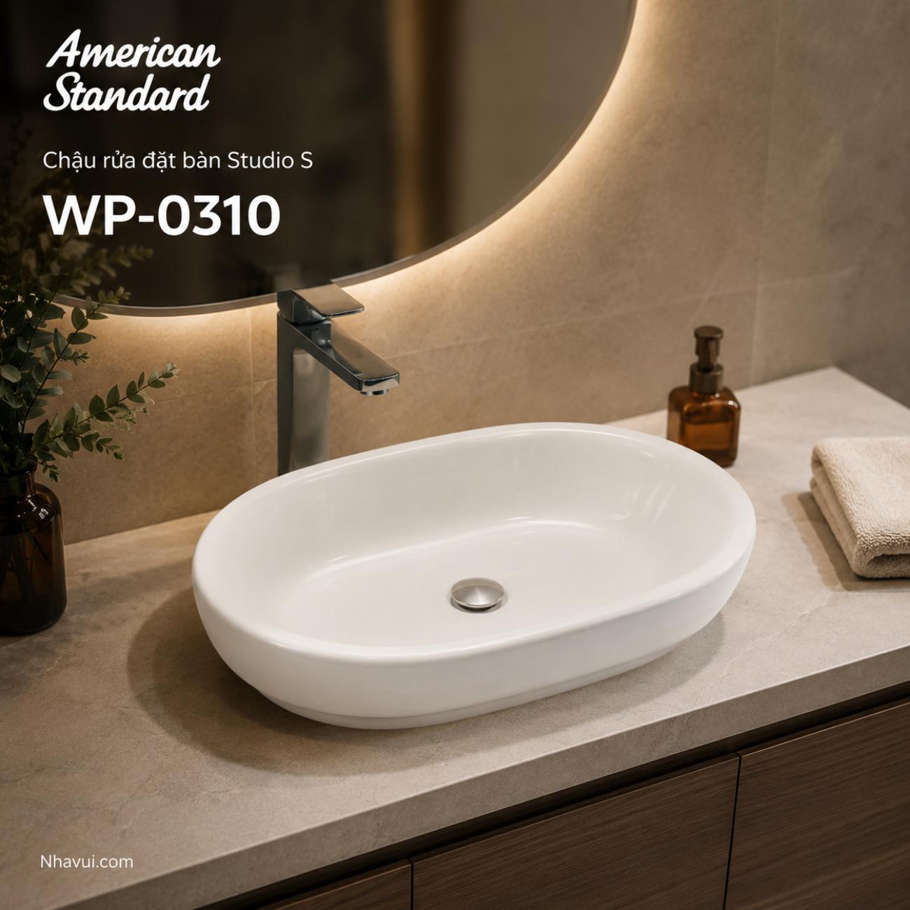 Chậu rửa đặt bàn American Standard WP-0310 Studio S