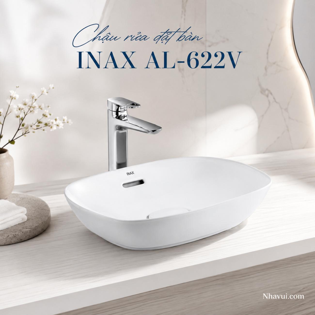 Chậu rửa đặt bàn INAX AL-622V AQUA CERAMIC