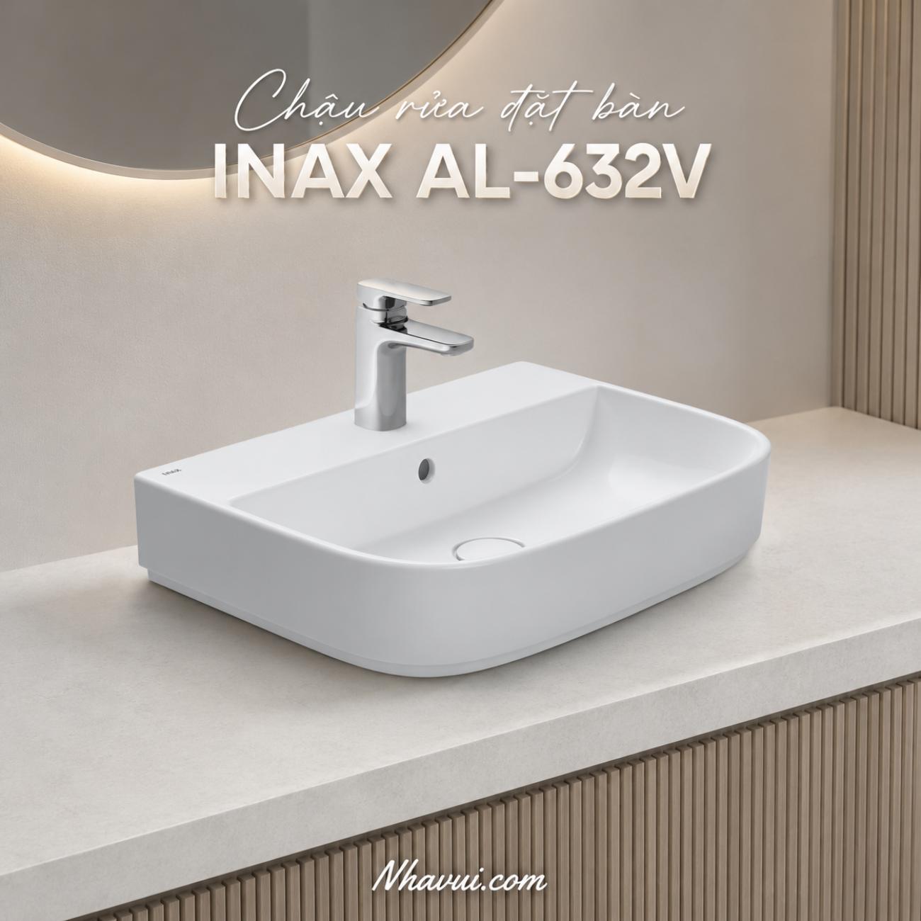 Chậu rửa đặt bàn INAX AL-632V AQUA CERAMIC