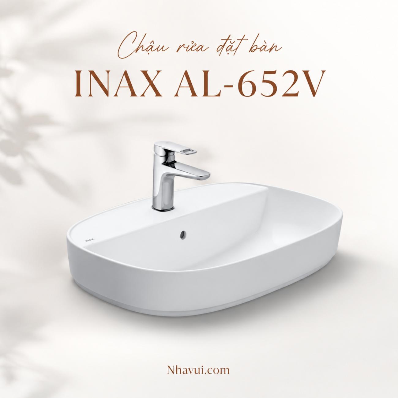 Chậu rửa đặt bàn INAX AL-652V AQUA CERAMIC