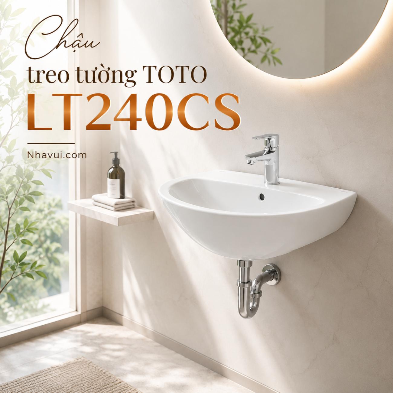 Chậu treo tường TOTO LT240CS