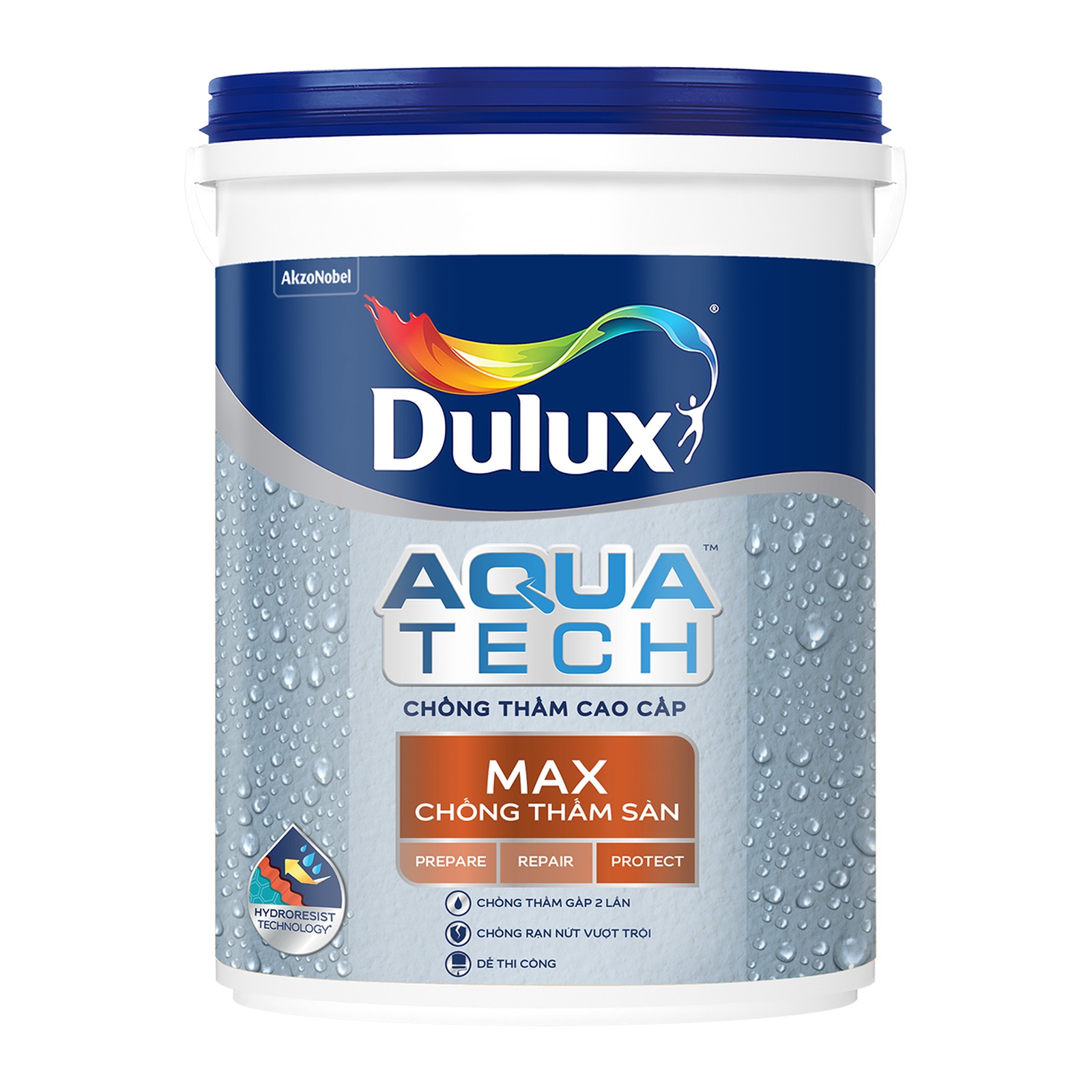 Chống thấm sàn Dulux Aquatech Max chính hãng – Thùng 6 kg, 20 kg