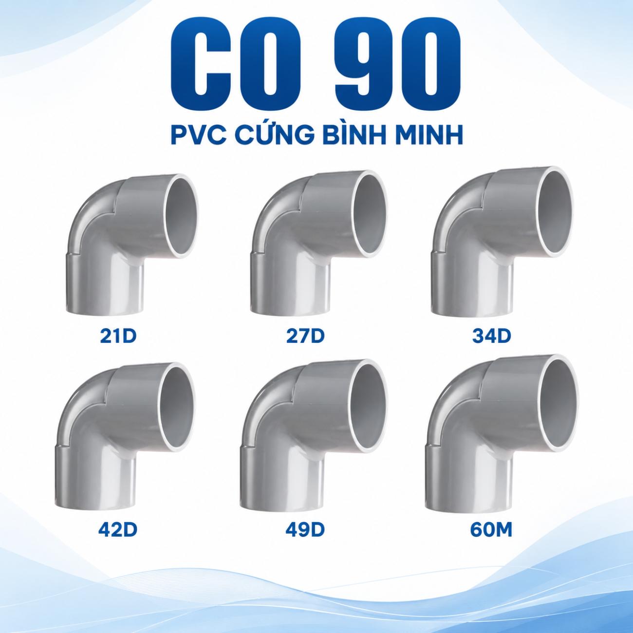 Co 90 PVC cứng Bình Minh