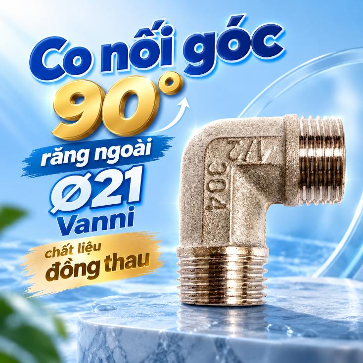 Co răng ngoài Vanni đồng thau