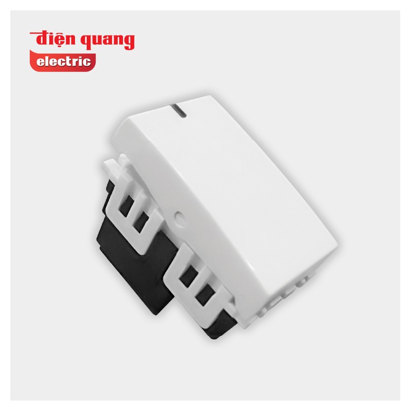 Công tắc 1 chiều âm tường DQHome ĐQ IW1 S1W W (set 3 cái, trắng)