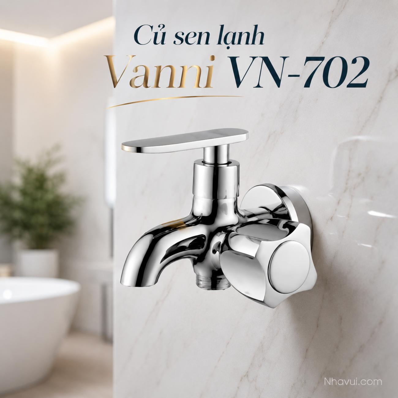 Củ sen lạnh Vanni VN-702 đồng thau mạ crome