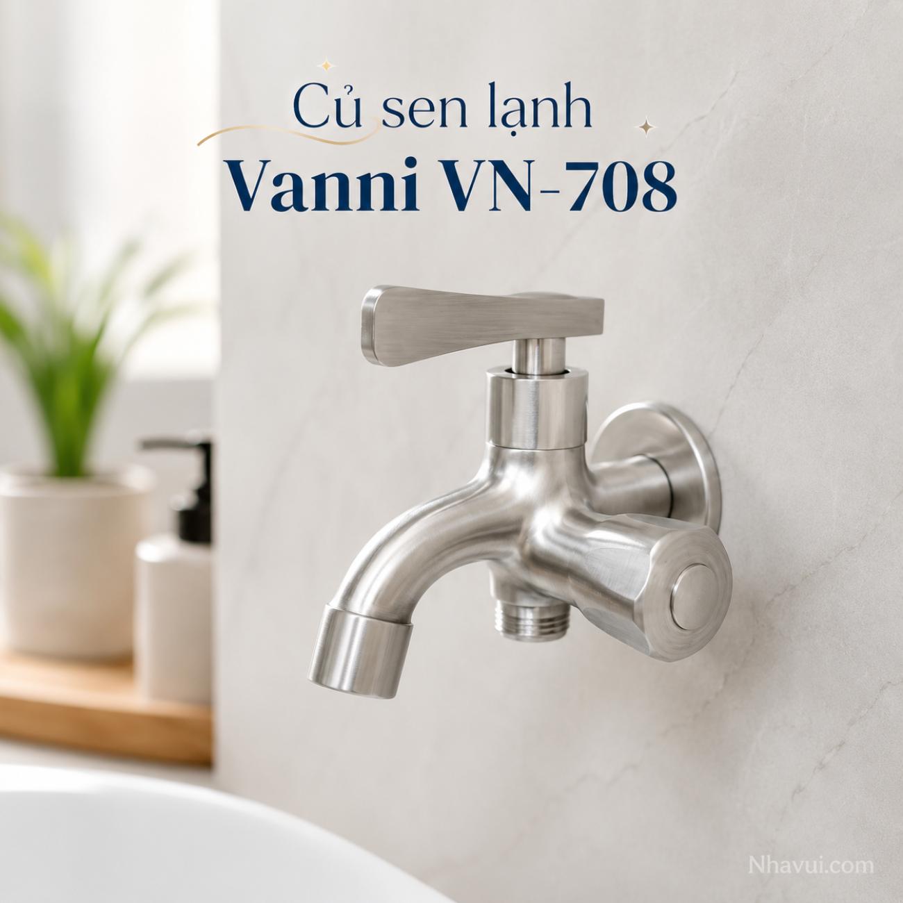 Củ sen lạnh Vanni VN-708 inox 304