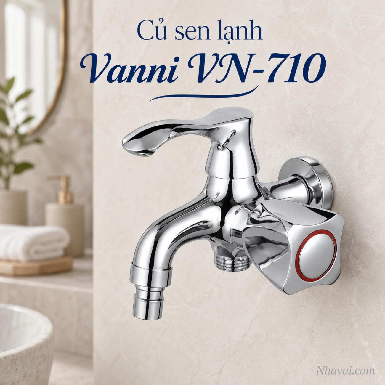 Củ sen lạnh Vanni VN-710 đồng thau mạ crome