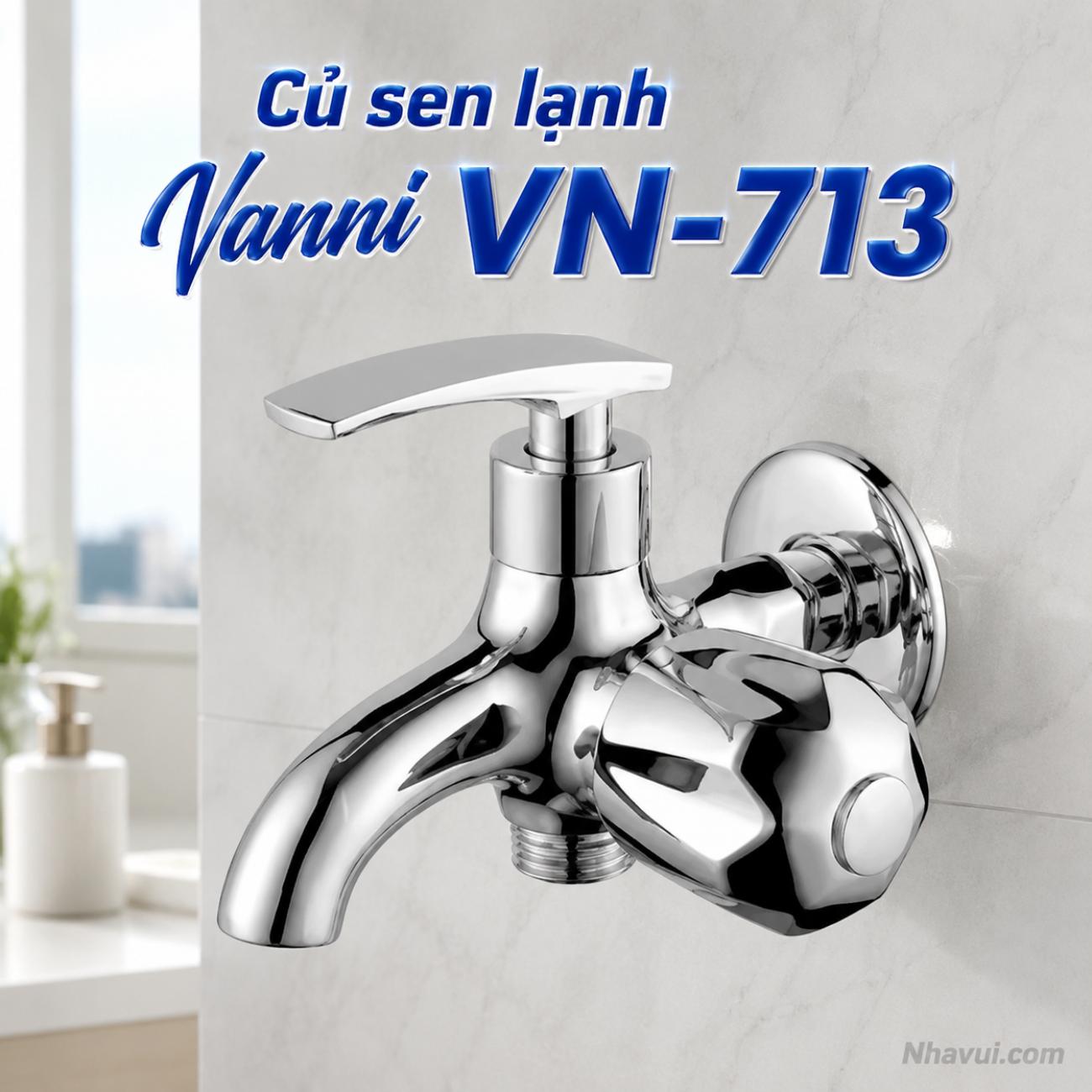 Củ sen lạnh Vanni VN-713 đồng thau mạ crome