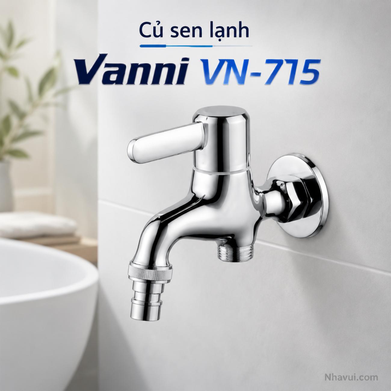 Củ sen lạnh Vanni VN-715 đồng thau mạ crome