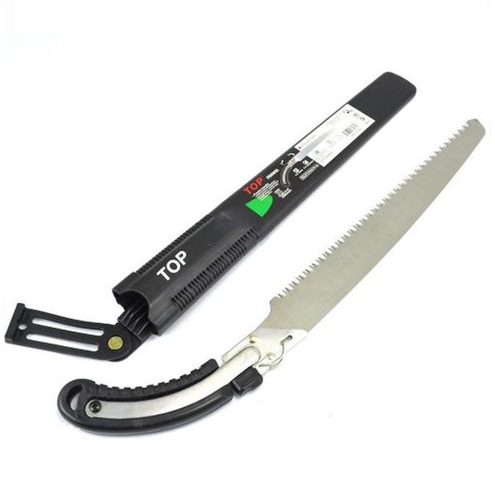 Cưa gỗ cán nhựa đen TOP F890502 lưỡi 350 mm