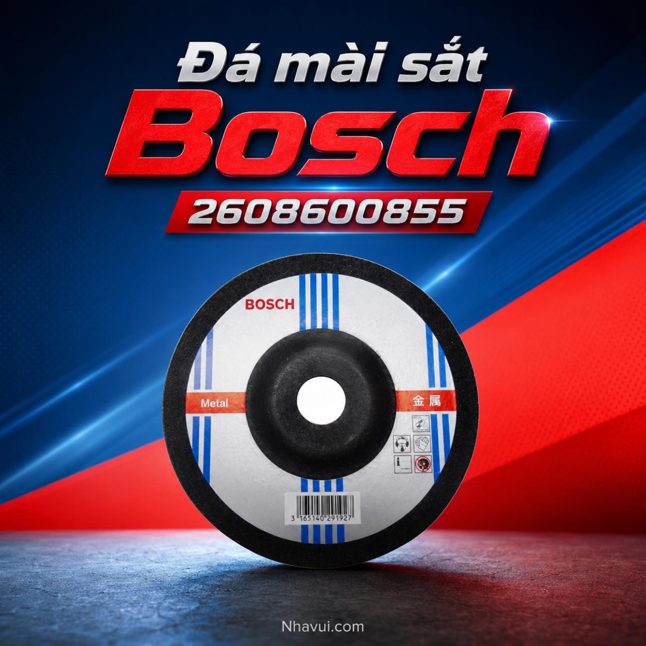 Đá mài sắt Bosch 2608600855 kích thước 150x6x22.23mm