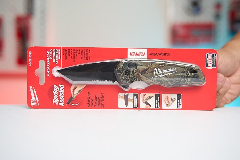 Dao gấp Milwaukee FASTBACK camo 48-22-1535 – dài 7,5 inch