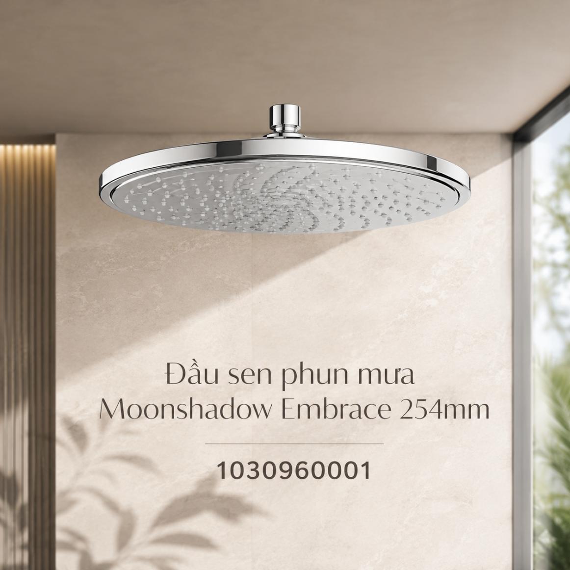 Đầu sen phun mưa American Standard Moonshadow Embrace 254mm 1030960001