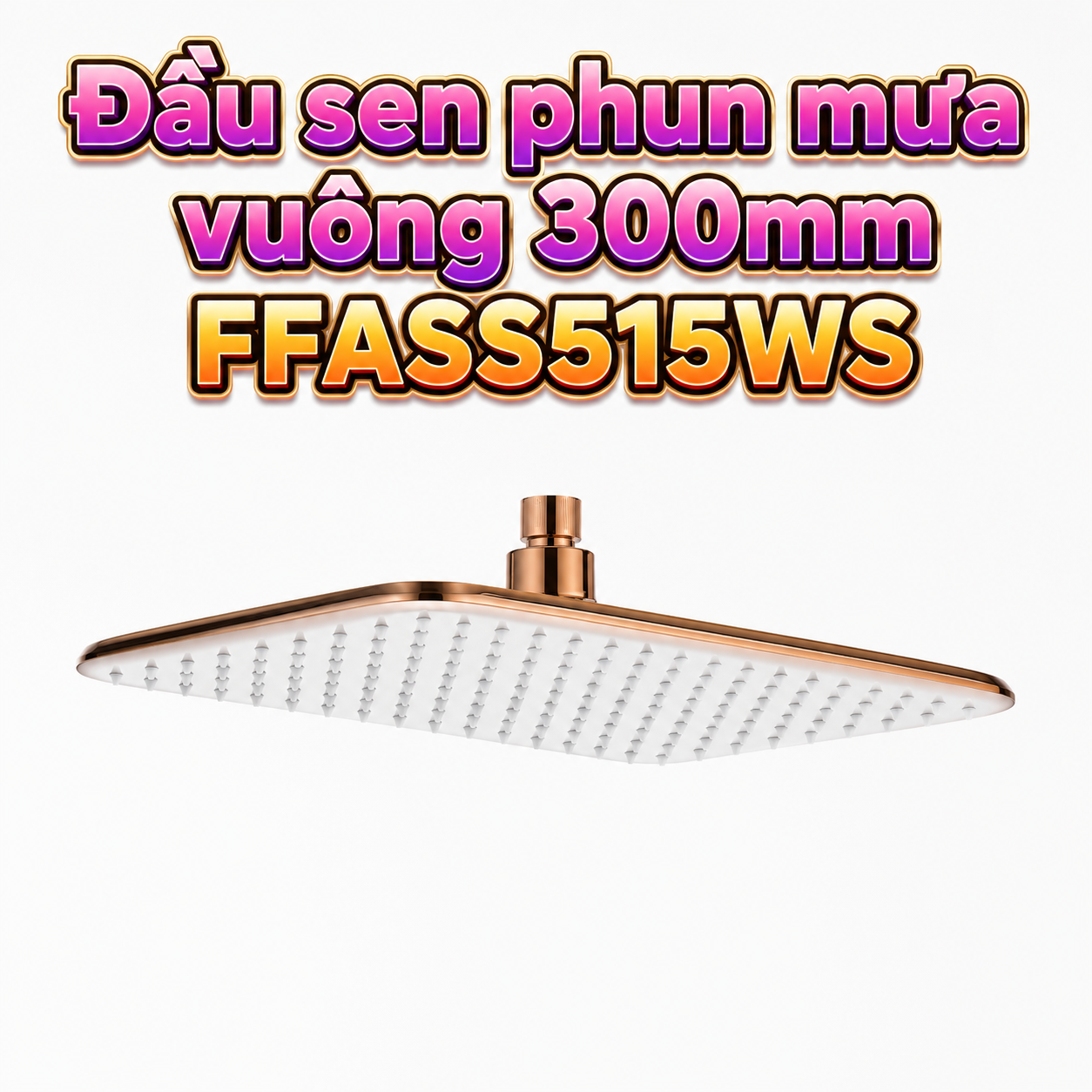 Đầu sen phun mưa vuông American Standard FFASS515WS 300mm