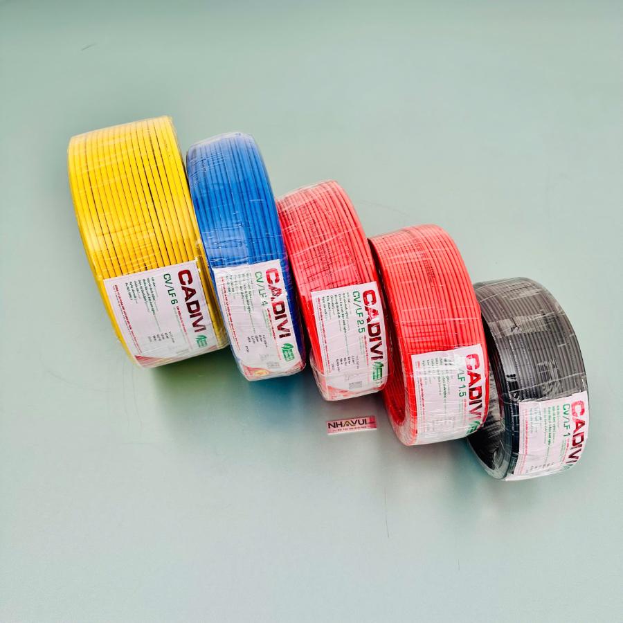 Dây điện đơn CADIVI CV/LF – Cuộn 100m